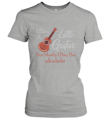 Funny Ukulele Tshirts Musician Little Guitar Women's T-Shirt - Mint Teeshirt