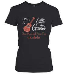 Funny Ukulele Tshirts Musician Little Guitar Women's T-Shirt - Mint Teeshirt