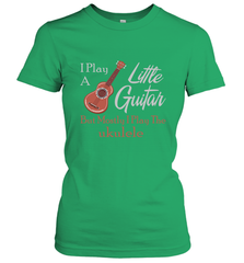Funny Ukulele Tshirts Musician Little Guitar Women's T-Shirt - Mint Teeshirt