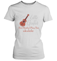 Funny Ukulele Tshirts Musician Little Guitar Women's T-Shirt - Mint Teeshirt