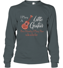 Funny Ukulele Tshirts Musician Little Guitar Long Sleeve T-Shirt - Mint Teeshirt