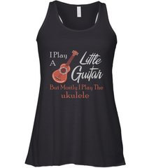 Funny Ukulele Tshirts Musician Little Guitar Racerback Tank - Mint Teeshirt