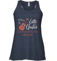 Funny Ukulele Tshirts Musician Little Guitar Racerback Tank - Mint Teeshirt